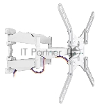 Кронштейн для телевизора ONKRON M5 37"-70" наклонно-поворотный, белый