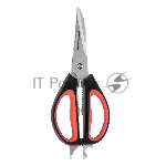 Ножницы LARA LR05-94 BLISTER 24,5 см 8 в 1 прорезиненные ручки, сверхострая заточка, нержавеющая сталь