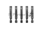 Набор бит Denzel SL9/32"x2", 5 шт.