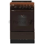 Плита газовая Gefest CG 50М02 К83 коричневый, конфорок 4 шт, духовка 42 л, 50 см x 85 см x 53 см