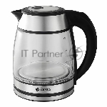 Чайник электрический DELTA DL-1120 серебряный