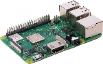 Компьютер Мини Raspberry Pi 3 Model B+ (RA433, E14 Version) Retail, 1GB RAM, Cortex-A53 (ARMv8) 64-bit SoC @ 1.4GHz Broadcom BCM2837B0 CPU, WiFi, Bluetooth, 40-pin extended GPIO, 4x USB 2.0, HDMI, CSI camera port, DSI displ.port, MicroSD port (137-3331) , (БП и корпус