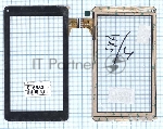 Сенсорное стекло (тачскрин) DX0067-070A FPC черное
