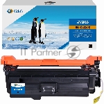 Картридж лазерный G&G GG-CE250X CE250X черный (10500 стр.) для HP CLJ CP3525n/CP3525dn/CP3525X/CP3520/CM3530fs MFP/CM3530 MFP