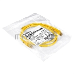 Патч-корд ExeGate UTP-RJ45-RJ45-C6-1M-YL, UTP, cat.6, 1м, желтый