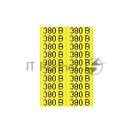 Наклейка знак электробезопасности REXANT 56-0008-1 «380 В» 15х50 мм (20 шт на листе)