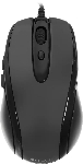 Мышь проводная A4Tech N-708X серый глянец/черный, 1600 dpi, USB, кнопки - 6