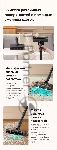 Пылесос вертикальный Dreame R20 Aqua серый, питание от аккумулятора, 380 Вт, уборка влажная/сухая, пылесборник 0.6 л, вид 47