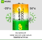 Аккумулятор GP 300DHC D NiMH 3000mAh (2шт), вид 8