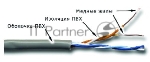 Кабель информационный Lanmaster TWT-5EUTP2-GY кат.5 U/UTP 2X2X24AWG PVC внутренний 305м серый