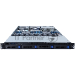 Серверная платформа Gigabyte R182-340 (rev. 100) 1U, 4x3.5"; SAS/SATA, 2xXeon® Scalable Gen3, 32xDIMM, 2x1Gb/s (Intel® I350-AM2), 2xPCIE x16,1xOCP 3.0, 1xOCP 2.0, 2x1300W, 6NR182340MR-00-xxx (600174), вид 4