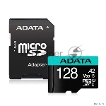 Карта памяти MICRO SDXC 128GB W/AD. AUSDX128GUI3V30SA2-RA1 ADATA