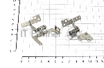Петли для ноутбука Samsung NP270E4V, 270E4V, NP275E4V, 275E4V, 270E4E, NP270E4E