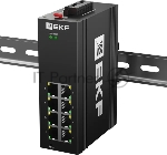 Коммутатор EKF TSX-ML2-8GTP, 8×1 Гбит/с PoE, управляемый