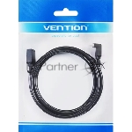 Кабель Vention HDMI High speed v2.0 with Ethernet 19M/19M угол 270 - 2м