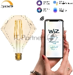 Лампа светодиодная филаментная Gauss Smart Home DIM E27 Diamond Golden 7 Вт 1/40