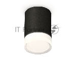 Светильник Ambrella Light XS7422023 SBK/FR/CL черный песок/белый матовый/прозрачный MR16 GU5.3 (C7422, N7160)