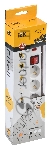 Сетевой фильтр IEK WFP10-16-05-01-N СФ-05К-выкл. 5 мест 2Р + PE/1,5 метра3х1 мм2