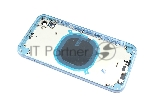 Задняя крышка (корпус) в сборе с рамкой для Apple iPhone XR blue