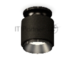 Светильник Ambrella Light XS7511060 SBK/PBK черный песок/черный полированный MR16 GU5.3 (N7926, C7511, N7031)