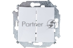 Механизм выключателя 2-кл. СП Simon15 16А IP20 бел. Simon 1591398-030