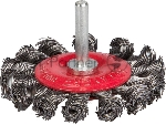 Кордщетка STAYER 35115-075_z01дисковая для дрели плетёные пучки проволоки 0.5мм 75мм
