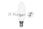 Лампа светодиодная JazzWay PLED-ECO-C37 5Вт свеча 3000К теплый белый E14 400лм 220-240В
