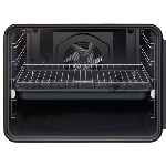 Электрический духовой шкаф Electrolux LOF6P16Z с конвекцией,объем 72 л,автопрограммы, очистка пиролитическая, 4 стекла в дверце, направляющие проволочные+телескопические