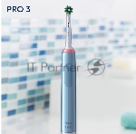 Электрическая зубная щетка Oral-B Pro 3/D505.513.3 CrossAction голубой, вид 3