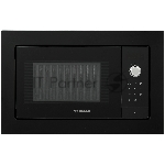 Встраиваемая микроволновая печь Bosch BEL653MB3 черный, 25 л, 800 Вт, переключатели - сенсор, поворотный механизм