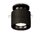 Светильник Ambrella Light XS7511061 SBK/PBK черный песок/черный полированный MR16 GU5.3 (N7926, C7511, N7011)