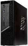 Компьютерный корпус с блоком питания 250Вт. Сase Foxline mITX 250W TFX, 2xUSB 3.0, черный Trim, powercord