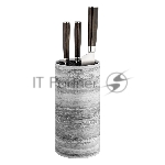 Подставка для ножей универсальная LARA LR05-103 Gray круглая Soft touch полипропилен