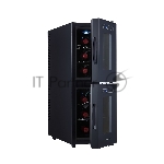 Винный шкаф CellarPrivate CP012-2Е черный, 32 л, 2 отсека, 12 бут., вид 3