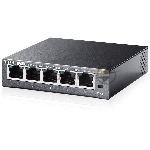 Сетевой коммутатор TP-Link SMB TL-SG105E 5-Port Gigabit Desktop Easy Smart Switch, 5 10/100/1000Mbps RJ45 ports, MTU/Port/Tag-based VLAN, QoS, IGMP Snooping