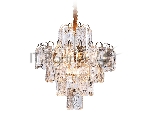 Светильник Ambrella light TR5231/9 SGD/CL/FR золото/прозрачный/белый матовый E27*9 max 40W D500*530