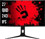 Монитор 27" BLOODY MN272Q IPS 2560x1440, 240 Гц, 5 мс, 16:9, 400 кд/м², 2xHDMI, 2xDisplayPort, трехсторонний безрамочный дизайн, Flicker Free, Low Blue Light, HDR10, темно-серый, вид 32