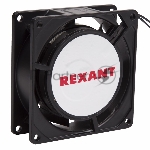 Вентилятор для корпуса Rexant RX 8025HS 220VAC черный, 80 мм, 2450 об/мин, 29 дБ, 2 pin