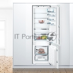 Холодильник Bosch KIS87AFE0 Встраиваемый двухкамерный 177.2х54.1х54.5 см, 272 (211+64) л, LED Освещение, зона свежести Hydrofresh, BigBox в морозилке
