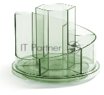 Органайзер настольный Deli 8943GREEN 150x150x114мм, зеленый, пластик