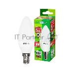 Лампа светодиодная JazzWay PLED-ECO-C37 5Вт свеча 4000К белый E14 400лм 220-240В