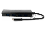 USB-концентратор Gembird UHB-C364, USB 3.0, USB 4 порта, USB Type-C / с доп питанием