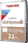 Жесткий диск HDD Toshiba N300 Pro 22Tb 7200rpm SATA-III 1024Mb 3.5"