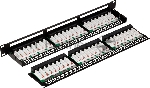 Патч-панель Lanmaster TWT-PP48/1U-U6 19" 1U 48xRJ45 кат.6 UTP