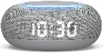 Умная колонка VK Капсула Мини 5Вт, с голосовым ассистентом Маруся, с LED-часами, светло-серый