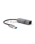 Кабель-переходник USB 3.0 (Am) --> LAN RJ-45 Ethernet 1000 Mbps, Aluminum Shell,Telecom TU312M