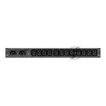 Распределитель питания APC Netshelter Rack Automatic Transfer Switch, 1U, 10A, 230V, C14 IN, 12 C13 OUT, 50/60Hz