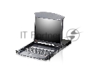 Коммутатор ATEN 16P CAT5 HIGH DENSITY DUAL RAIL LCD OVER IP 17INCH., вид 2