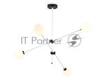 Светитльник Ambrella Light TR2505/4 WH/BK белый/черный G9/4 max 10W D970*700