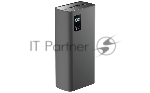 Портативный аккумулятор OLMIO QR-30, 30000mAh, 22.5W, QuickCharge3.0/PowerDelivery, LCD, серый